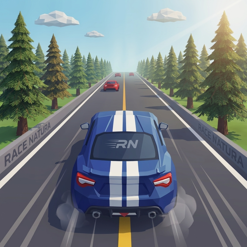 Race Natura — relaxing arcade driving game by April Games